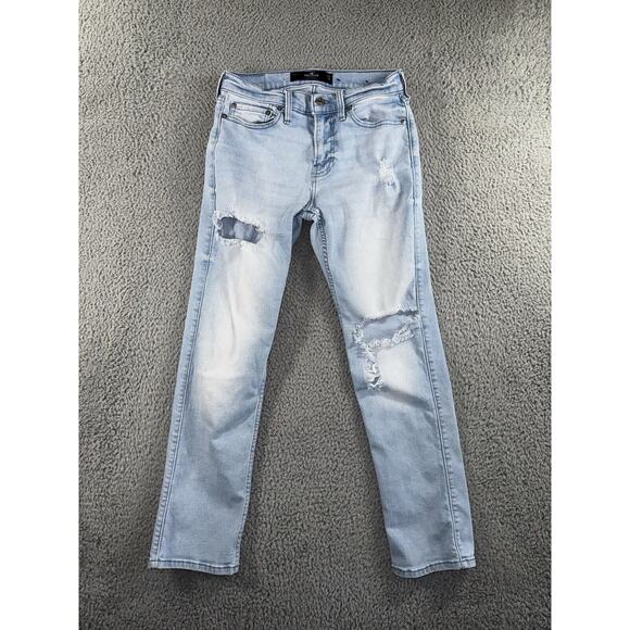 Hollister Other - Hollister Jeans Men‎ 28x27 Slim Straight Leg Distressed Low Rise Preppy Casual